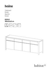 Habitat Ivoine 820243 Manual De Instrucciones