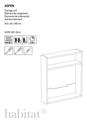 Habitat ASPEN-WC-06-A Instrucciones De Montaje