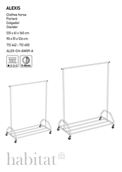 Habitat ALEX-CH-AW09-A Manual De Instrucciones