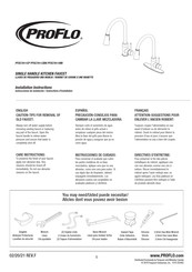 Proflo PFXC7011CP Manual De Instrucciones