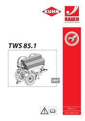 Rauch KUHN TWS 85.1 HAP Manual De Instrucciones