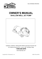 K2 Pumps WPS07504K El Manual Del Propietario