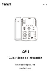 Fanvil X5U Guía Rápida De Instalación