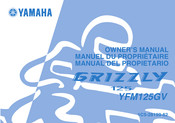 Yamaha Grizzly 125 Manual Del Propietário