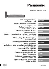 Panasonic DMP-BDT570 Instrucciones Básicas De Funcionamiento