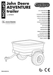 Peg-Perego John Deere ADVENTURE trailer Empleo Y Manutencion