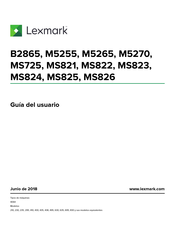 Lexmark MS822 Guia Del Usuario