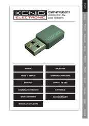 König Electronic CMP-WNUSB31 Manual De Uso