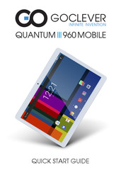 Goclever QUANTUM 3 960 MOBILE Guia De Inicio Rapido