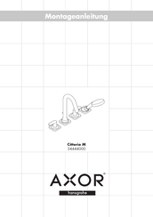 Hansgrohe AXOR Citterio M 34444000 Manual Del Usuario