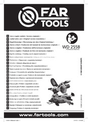 Far Tools WD 255B Traduccion Del Manual De Instrucciones Originale