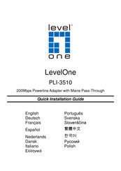 LevelOne PLI-3510 Guía De Instalación Rápida