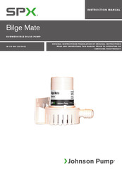 Johnson Pump SPX Bilge Mate Manual De Instrucciones