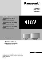 Panasonic VIERA TC-40A420U Manual De Usuario