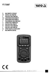 YATO YT-73087 Manual Del Usuario