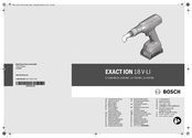 Bosch EXACT ION 18 V-LI 12-700 WK Manual Original