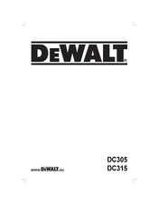DeWalt DC305 Traducido De Las Instrucciones Originales