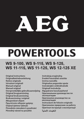 AEG WS 12-125 XE Manual Original