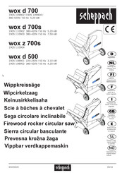 Scheppach 1905 110902 Manual Del Usuario