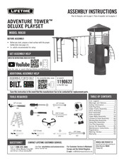 Lifetime ADVENTURE TOWER DELUXE PLAYSET Instrucciones De Montaje