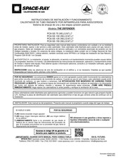 SPACE-RAY PCA-SS 150 Instrucciones De Instalación Y Funcionamiento