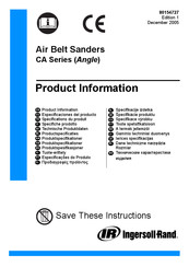 Ingersoll Rand CA120RS418ML-EU Especificaciones Del Producto