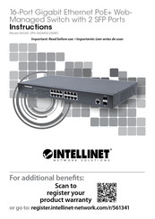 IC INTRACOM Intellinet Network Solutions IPS-16GM02-220W Manual Del Usuario