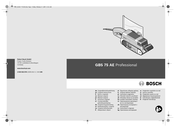 Bosch GBS 75 AE Professional Manual Original