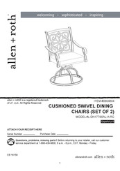 allen+roth L-DN1779SAL-A-RC Manual Del Usuario