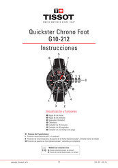 Tissot Quickster Chrono Foot Manual De Instrucciones