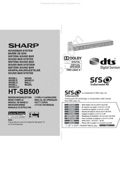 Sharp HT-SB500 Manual De Manejo