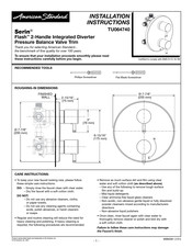 American Standard Serin TU064740 Instrucciones De Instalación