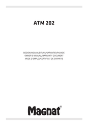 Magnat ATM 202 El Manual Del Propietario