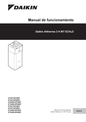 Daikin Altherma 3 H MT ECH2O ETSX12P50EF Manual De Funcionamiento