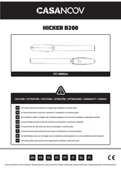 Casanoov HICKER B200 Manual De Instrucciones