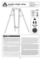 ELC wooden single swing Instrucciones De Montaje