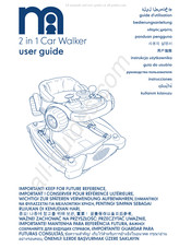 mothercare 2 in 1 Car Walker Instrucciones De Uso