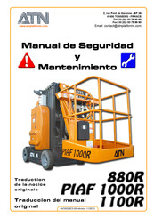 ATN PIAF 880R Traducción De Instrucciones Originales