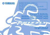 Yamaha YFM125GZ Manual Del Propietário