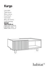 Habitat Kargo 812630 Instrucciones De Montaje