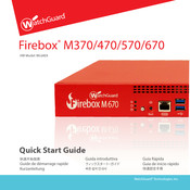 Watchguard Firebox M370 Guia De Inicio Rapido