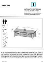 Forte AXDT131 Instrucciones De Montaje