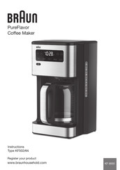 Braun PureFlavor KF 5650 BK Instrucciones