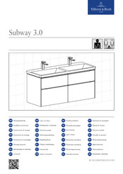 Villeroy & Boch Subway 3.0 Instrucciones De Montaje