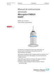 Endress+Hauser Micropilot FMR20 Manual De Instrucciones Abreviado