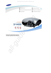 Samsung SP-A400B Manual Del Usuario