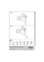 Grohe Atrio 19 287 Manual De Instrucciones