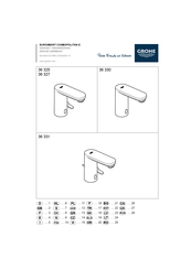 Grohe Eurosmart Cosmopolitan E 36 327 Manual Del Usuario