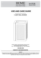 Home Decorators Collection 702 996 Guía De Uso Y Mantenimiento