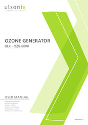 ulsonix ULX - OZG 600H Manual De Instrucciones